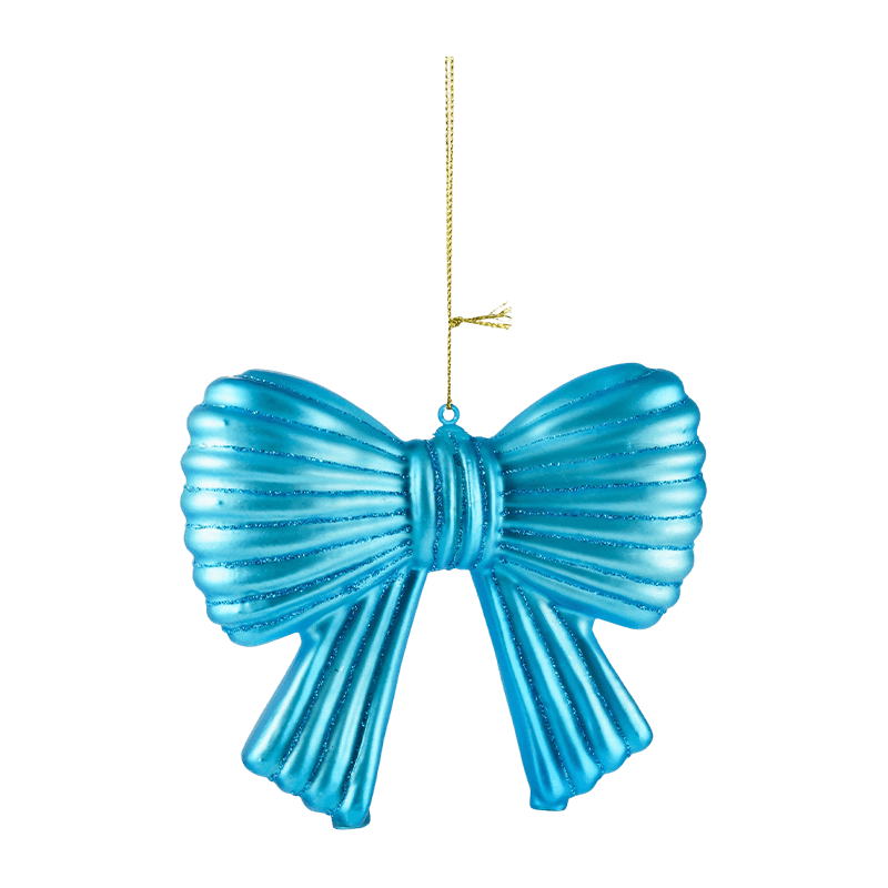 Kerst glitter strik ornament hangende decoratie