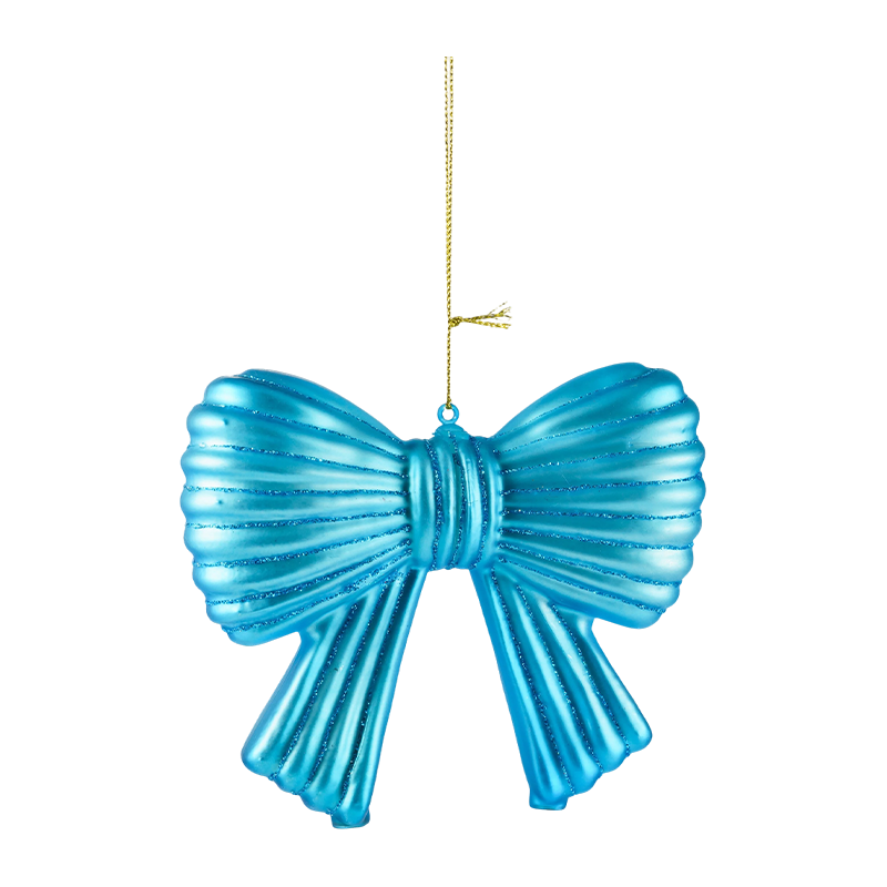 Kerst glitter strik ornament hangende decoratie