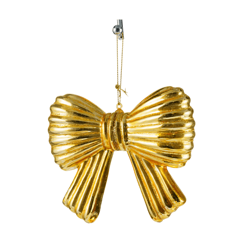 Kerst glitter strik ornament hangende decoratie