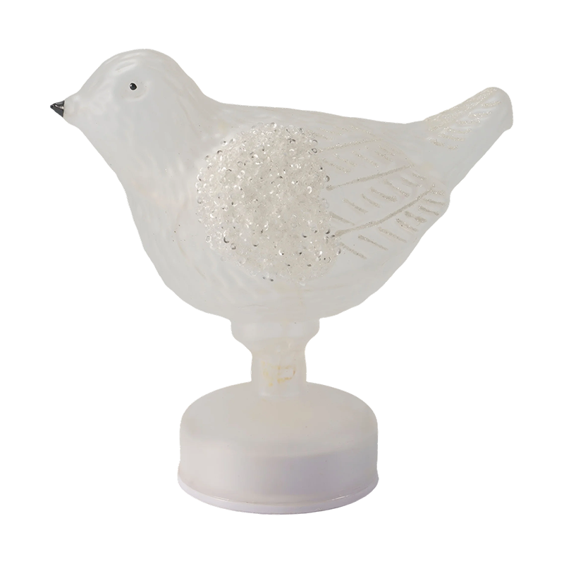 Glitter/Pailletten Decoratieve Vogel Tafellamp (met LED)