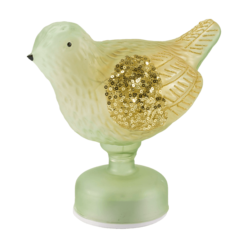 Glitter/Pailletten Decoratieve Vogel Tafellamp (met LED)