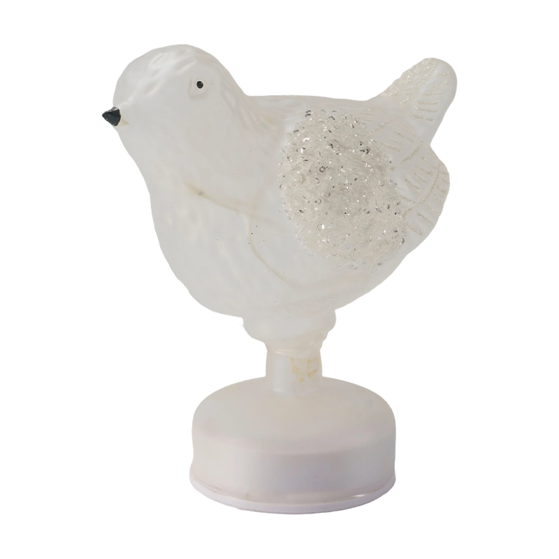 Glitter/Pailletten Decoratieve Vogel Tafellamp (met LED)