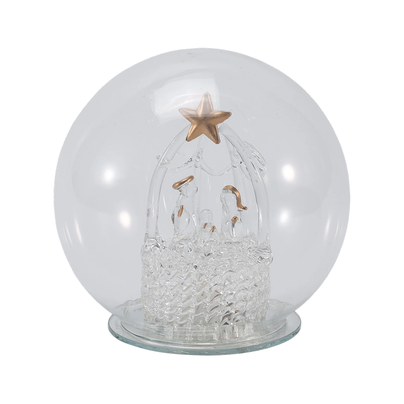 Feestelijke Glazen Cloche & Globe Light (Engel / Kerststal / Kerstboom / Hertenbosstijlen)