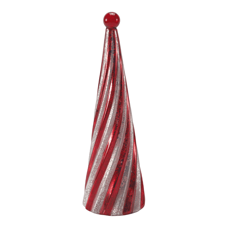 10*20 cm & 10*25 cm & 10*30 cm Vintage Kwik Glas Swirl Kerstboom