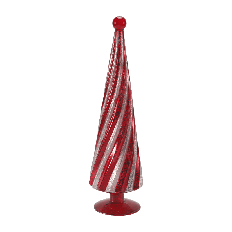 10*20 cm & 10*25 cm & 10*30 cm Vintage Kwik Glas Swirl Kerstboom