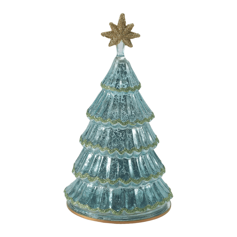 10*20 cm vintage kwikglas gelaagde kerstboomlamp