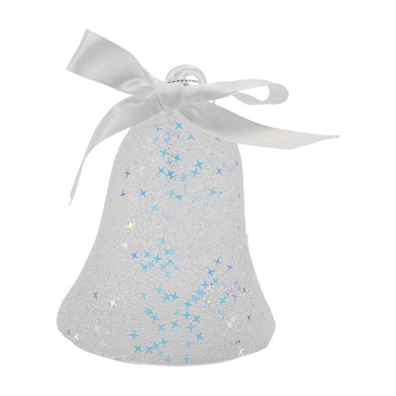 Handgemaakt glazen kerstornament