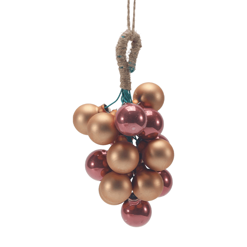 Druivencluster Glazen Kerstornament