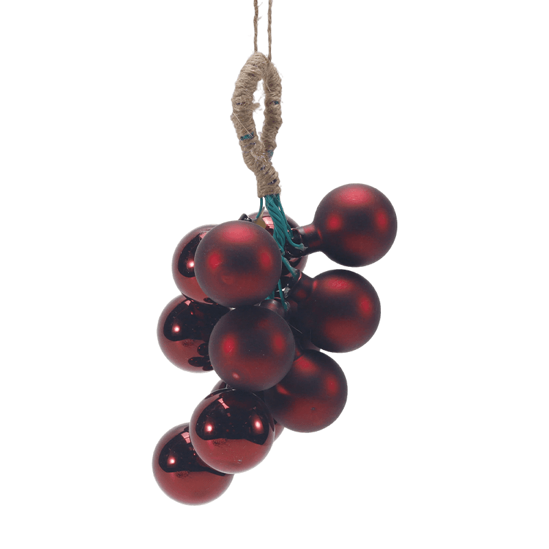 Druivencluster Glazen Kerstornament