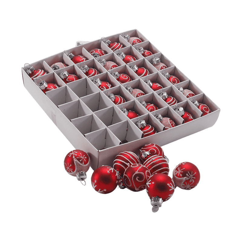 Handgeblazen glazen hart kerstornament