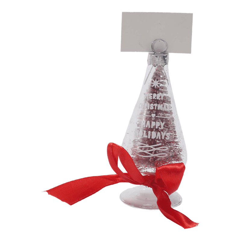 Handgeblazen glazen kerstornament