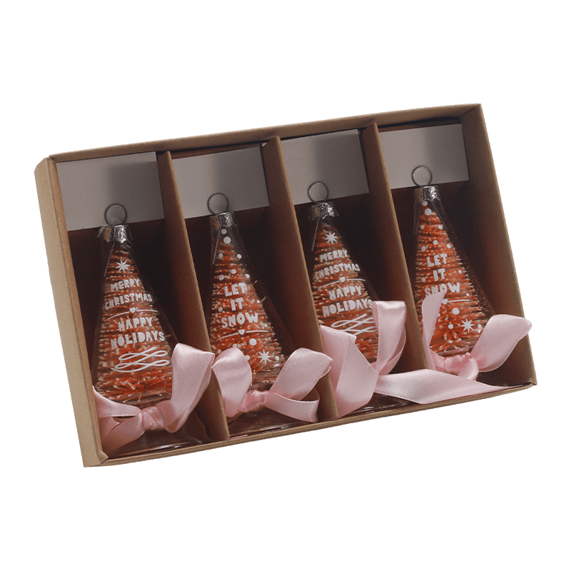 Handgeblazen glazen kerstornament