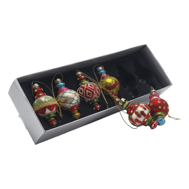 Handgeblazen glazen kerstornament