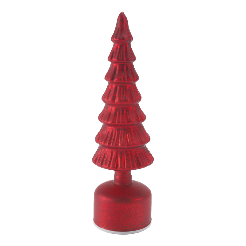 Vintage kwik glazen kerstboomlamp