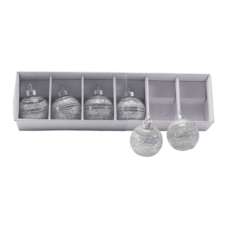 Handgeblazen glazen kerstbalornament