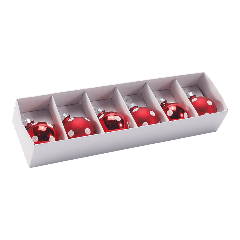 Handgeblazen glazen kerstbalornament