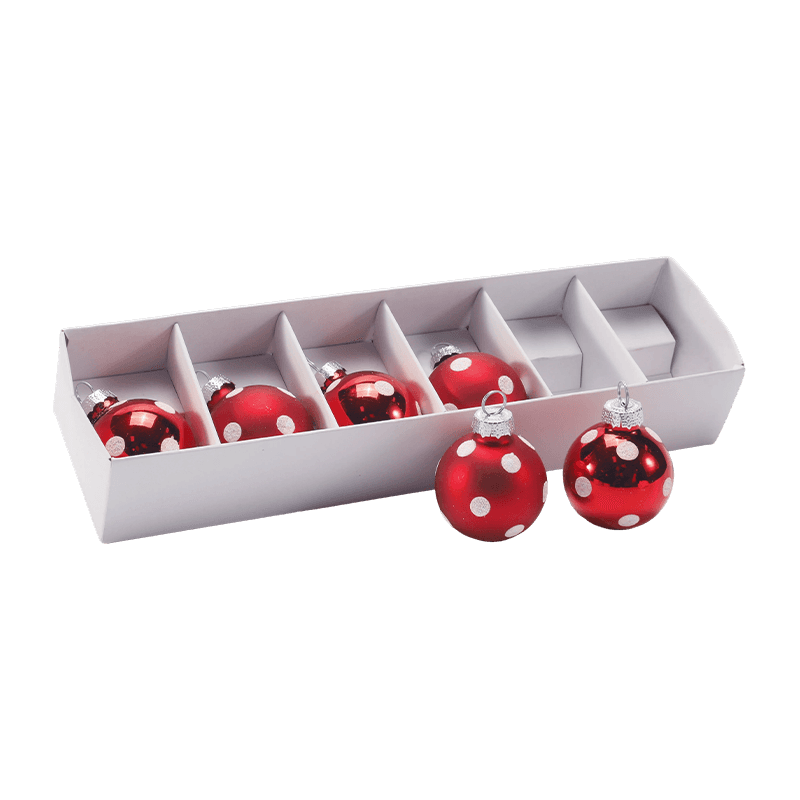 Handgeblazen glazen kerstbalornament