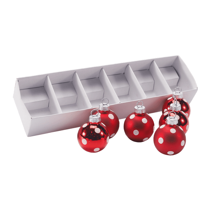 Handgeblazen glazen kerstbalornament