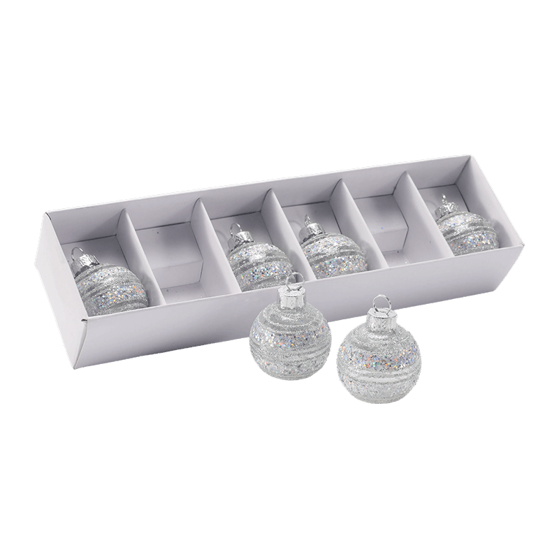 Handgeblazen glazen kerstbalornament