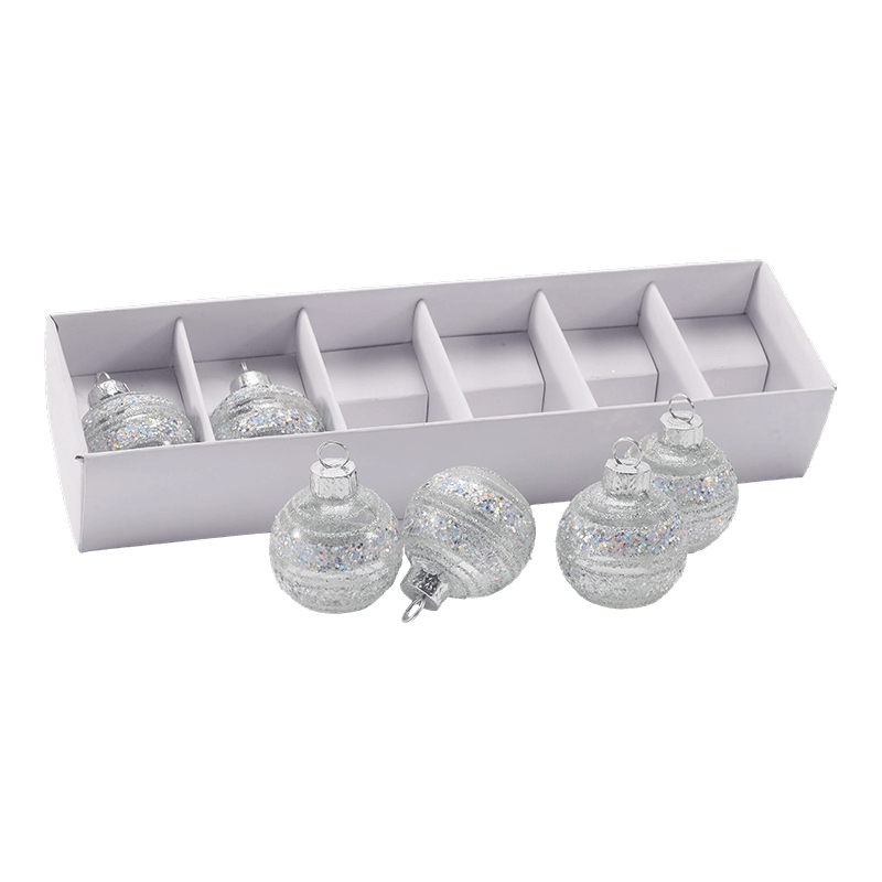 Handgeblazen glazen kerstbalornament