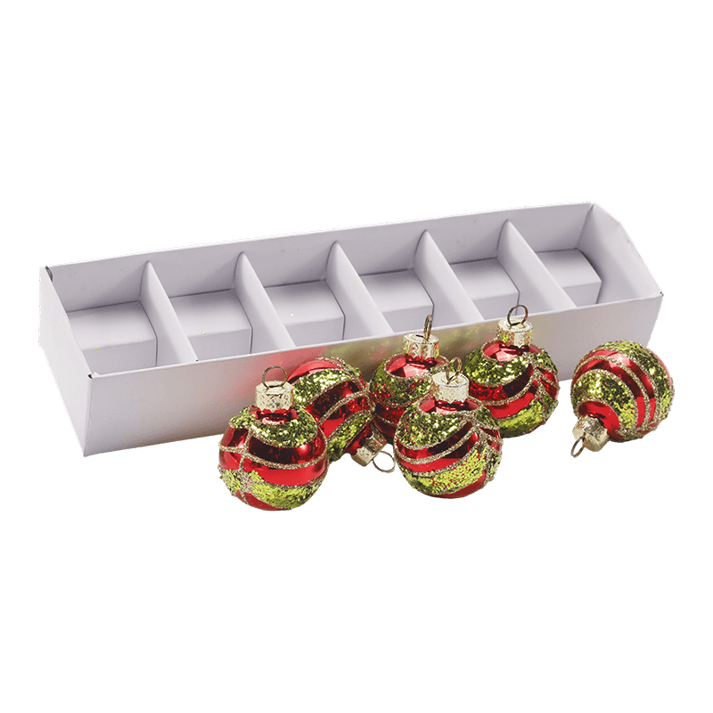 Handgeblazen glazen kerstbalornament
