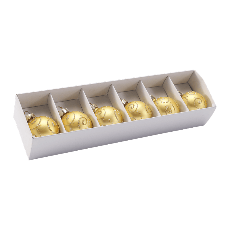 Handgeblazen glazen kerstbalornament