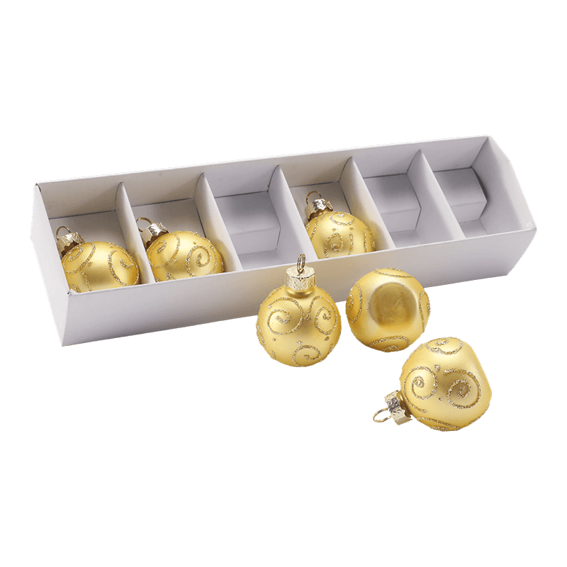 Handgeblazen glazen kerstbalornament