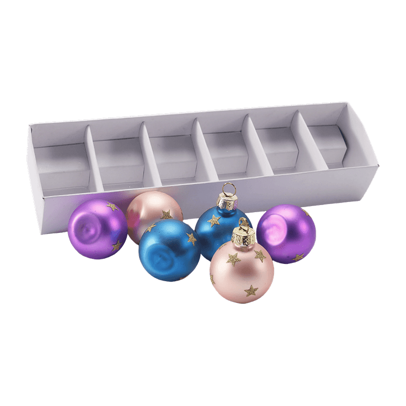Handgeblazen glazen kerstbalornament