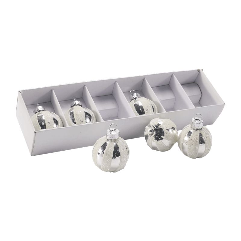 Handgeblazen glazen kerstbalornament