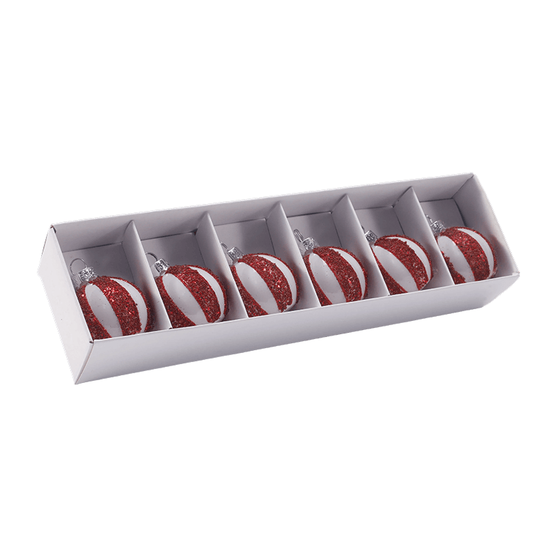 Handgeblazen glazen kerstbalornament