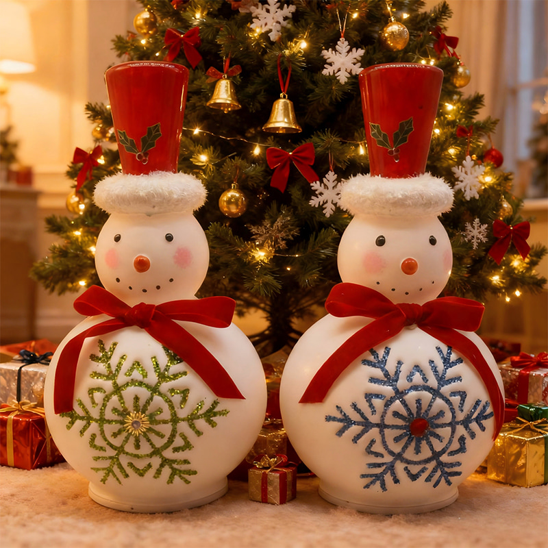 Kerstglas led-decoratie
