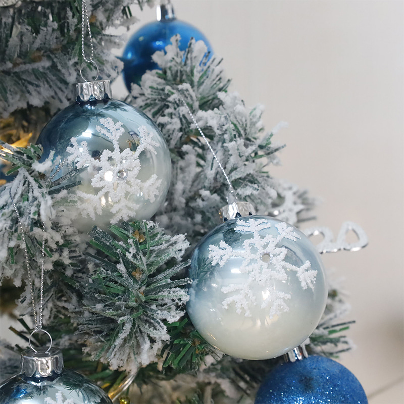 Kerst glazen bol
