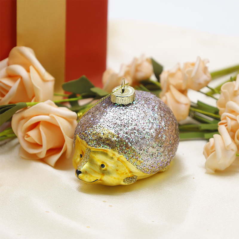 Diervormig kerstglasornament hangend decor