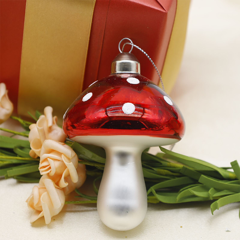 Groentevormige kerstglazen hangende ornamenten